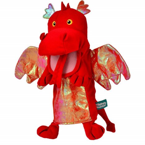 Marioneta de mana Dragonul Rosu Fiesta Crafts FCT-2363