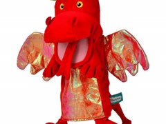 Marioneta de mana Dragonul Rosu Fiesta Crafts FCT-2363